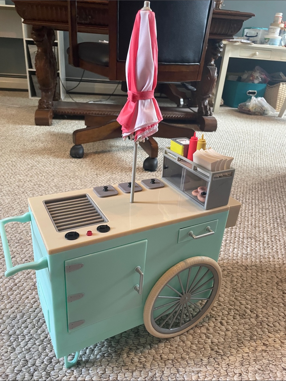 our generation american girl dog hotdog stand